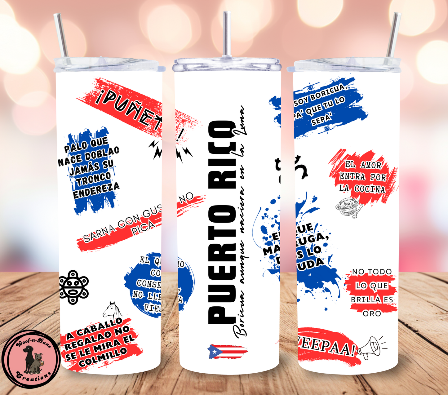 Puerto Rico Tumblers 20oz.