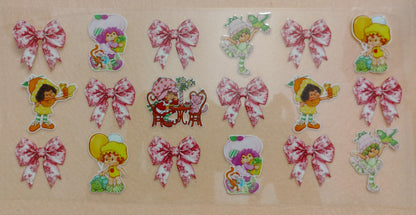 Strawberry Shortcake 16oz Glass Can Tumblers