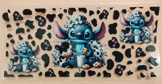 Stitch | Lilo & Stitch | Blue Alien 16oz Glass Cans