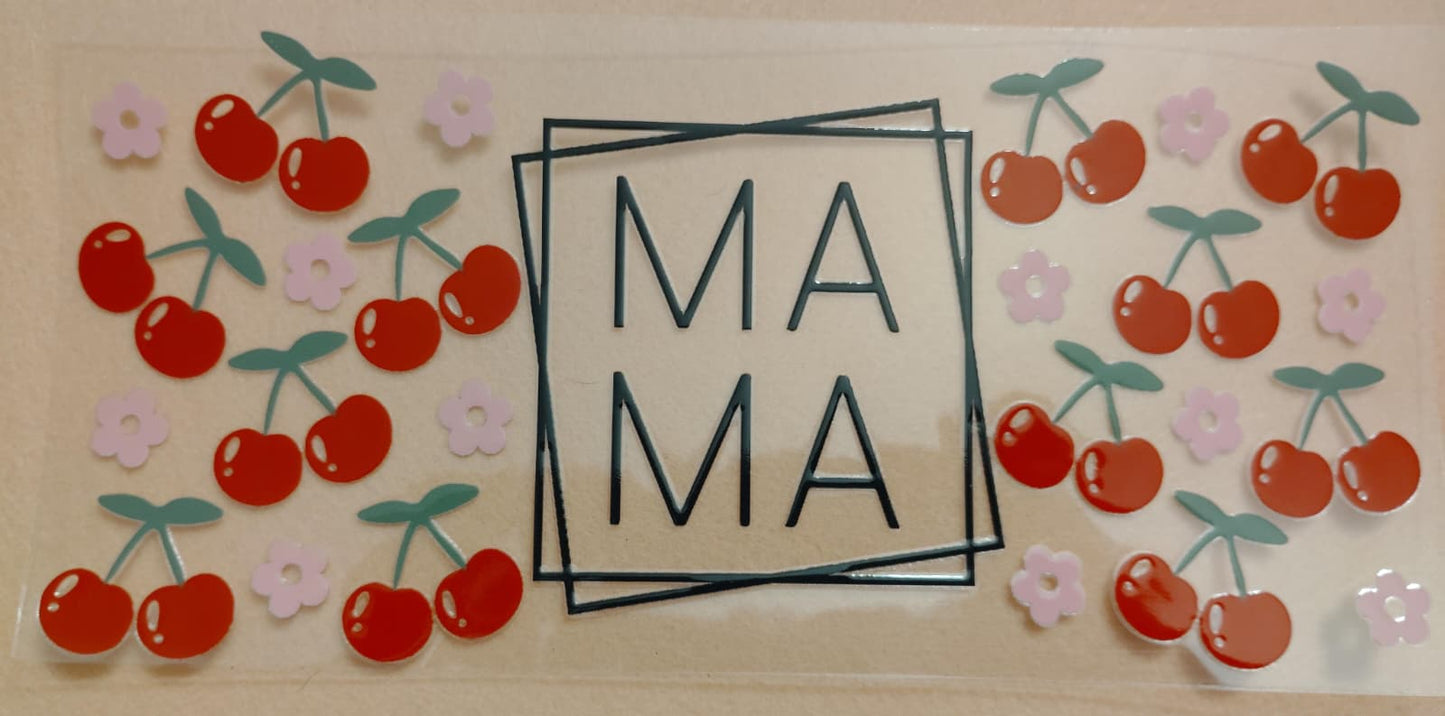 Mama Theme 16oz Glass Cans