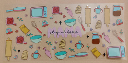 Mama Theme 16oz Glass Cans