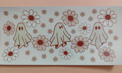 Cute Ghostie 16oz Glass Cans