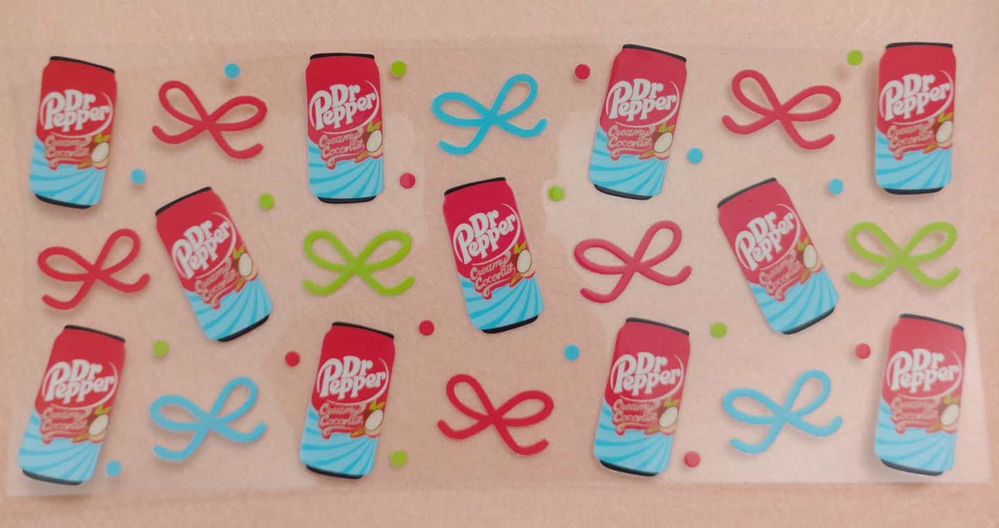 Soda Pop 16oz Glass Can Tumblers