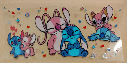 Stitch | Lilo & Stitch | Blue Alien 16oz Glass Cans