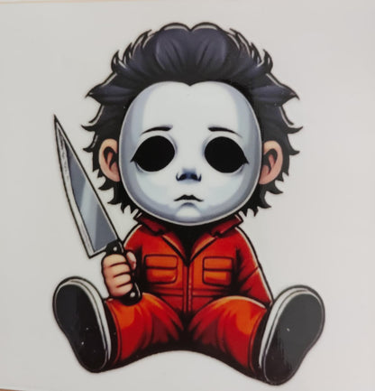 Horror Character 16oz Glass Can