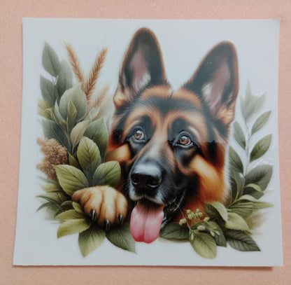 Cute Puppy Dog Face Glass Cans