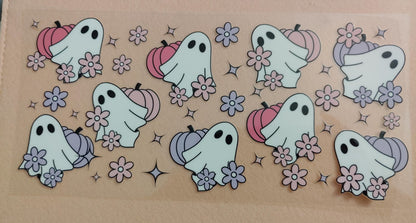 Cute Ghostie 16oz Glass Cans