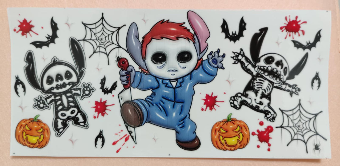 Stitch | Lilo & Stitch | Blue Alien 16oz Glass Cans