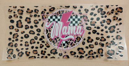 Mama Theme 16oz Glass Cans