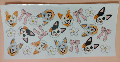 Cute Puppy Dog 16oz Glass Cans