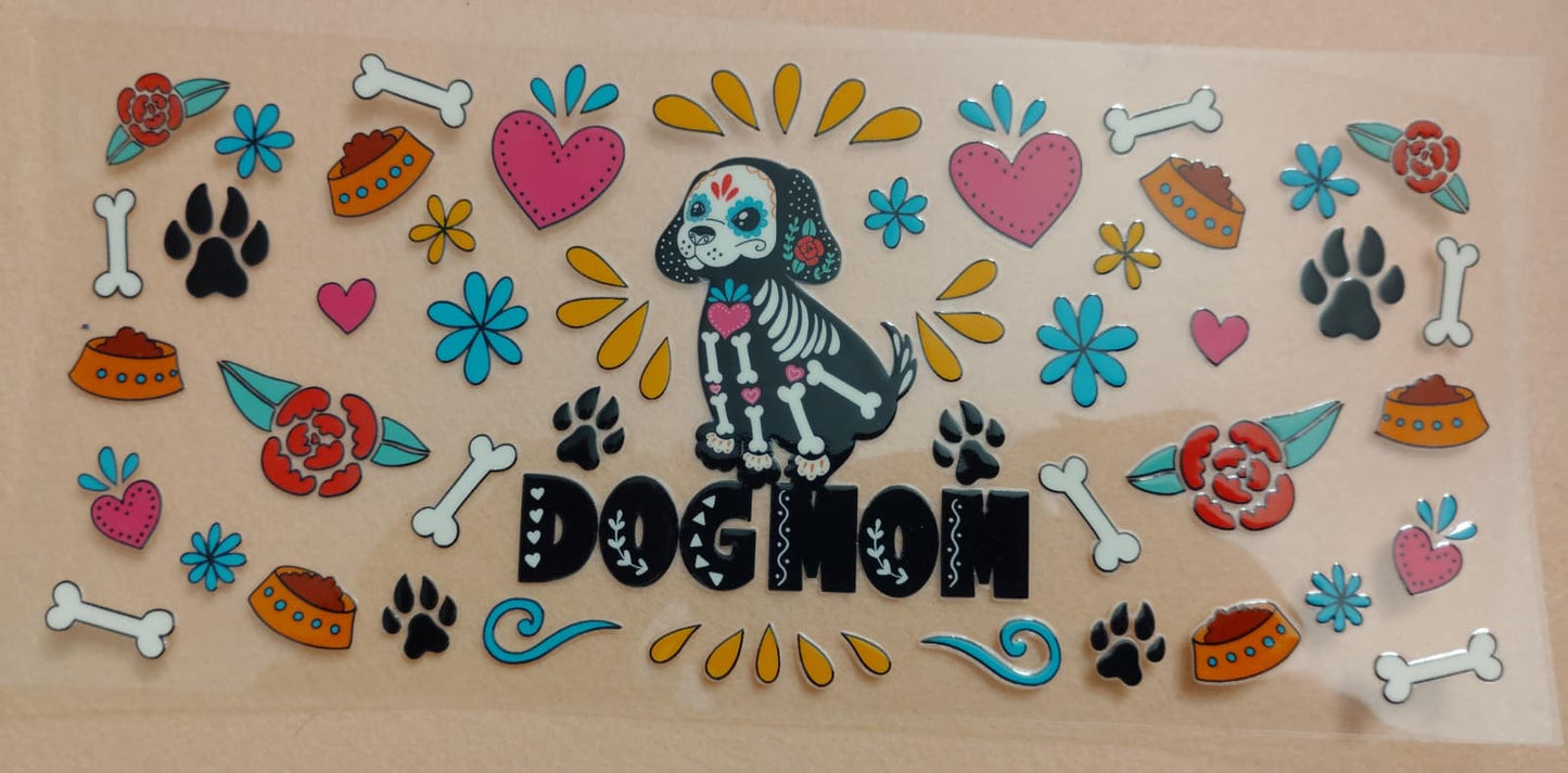 Mama Theme 16oz Glass Cans