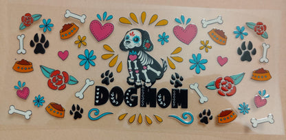 Mama Theme 16oz Glass Cans