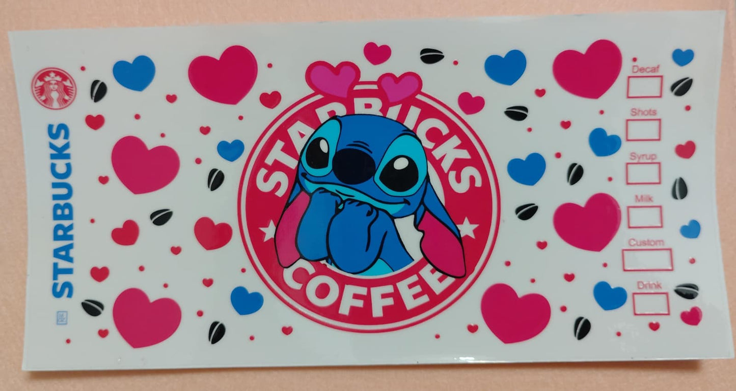 Stitch | Lilo & Stitch | Blue Alien 16oz Glass Cans