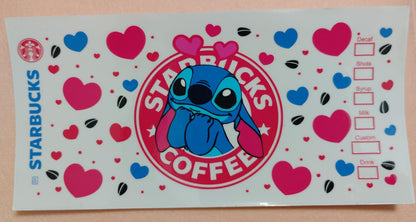 Stitch | Lilo & Stitch | Blue Alien 16oz Glass Cans