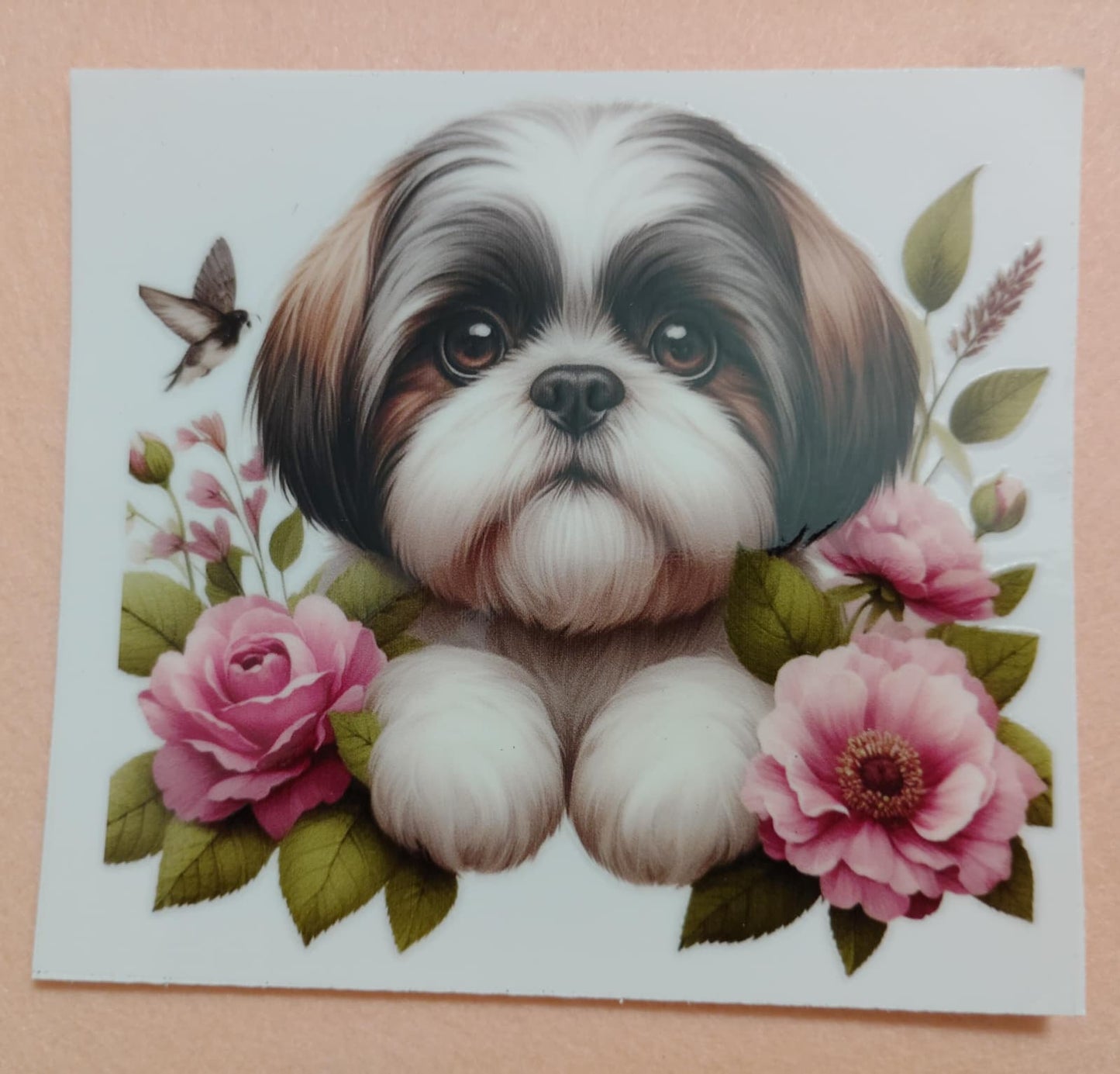 Cute Puppy Dog Face Glass Cans