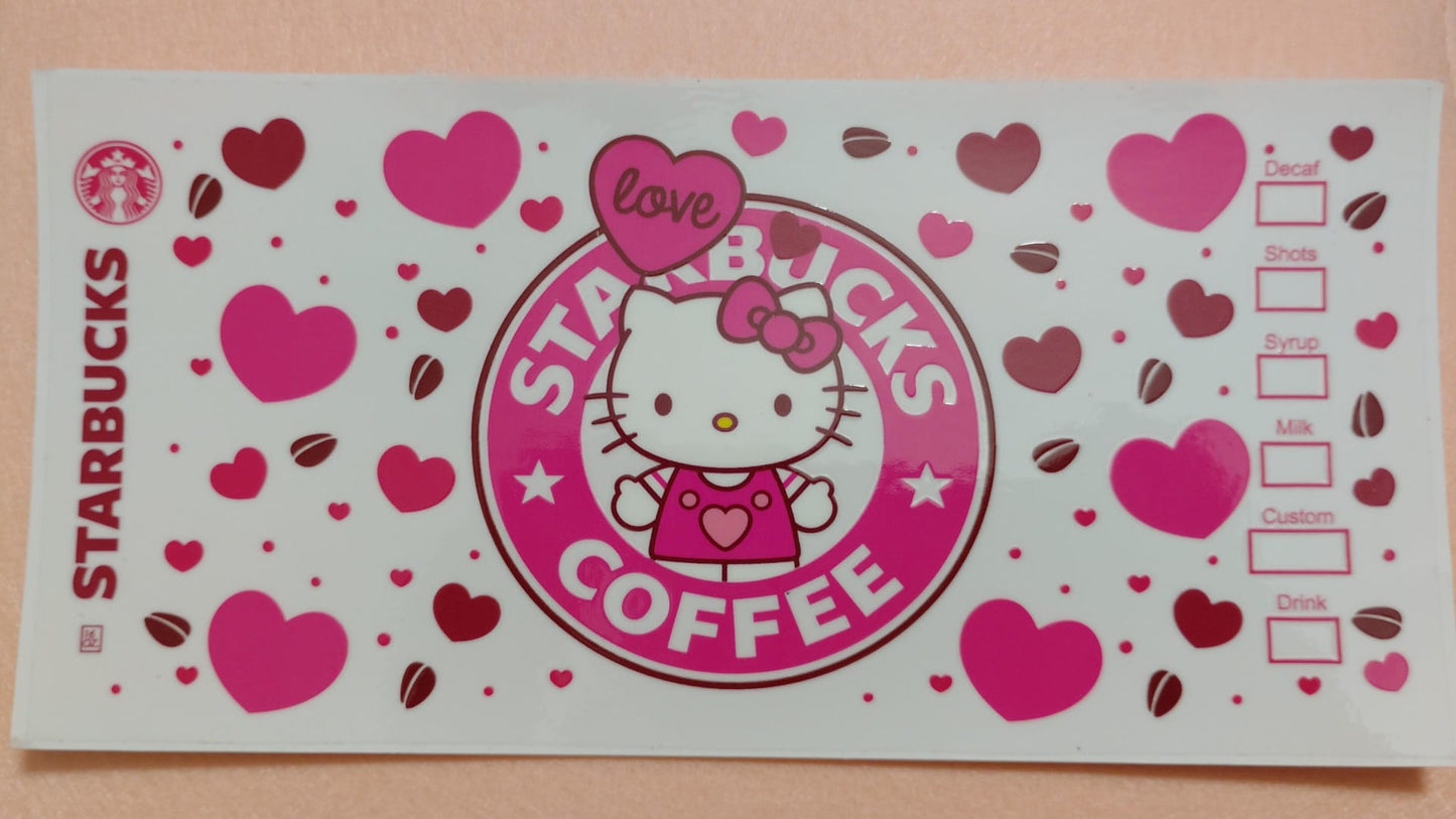 HK | Hello Kitty 16oz Glass Can Tumblers