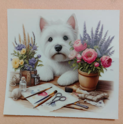 Cute Puppy Dog Face Glass Cans