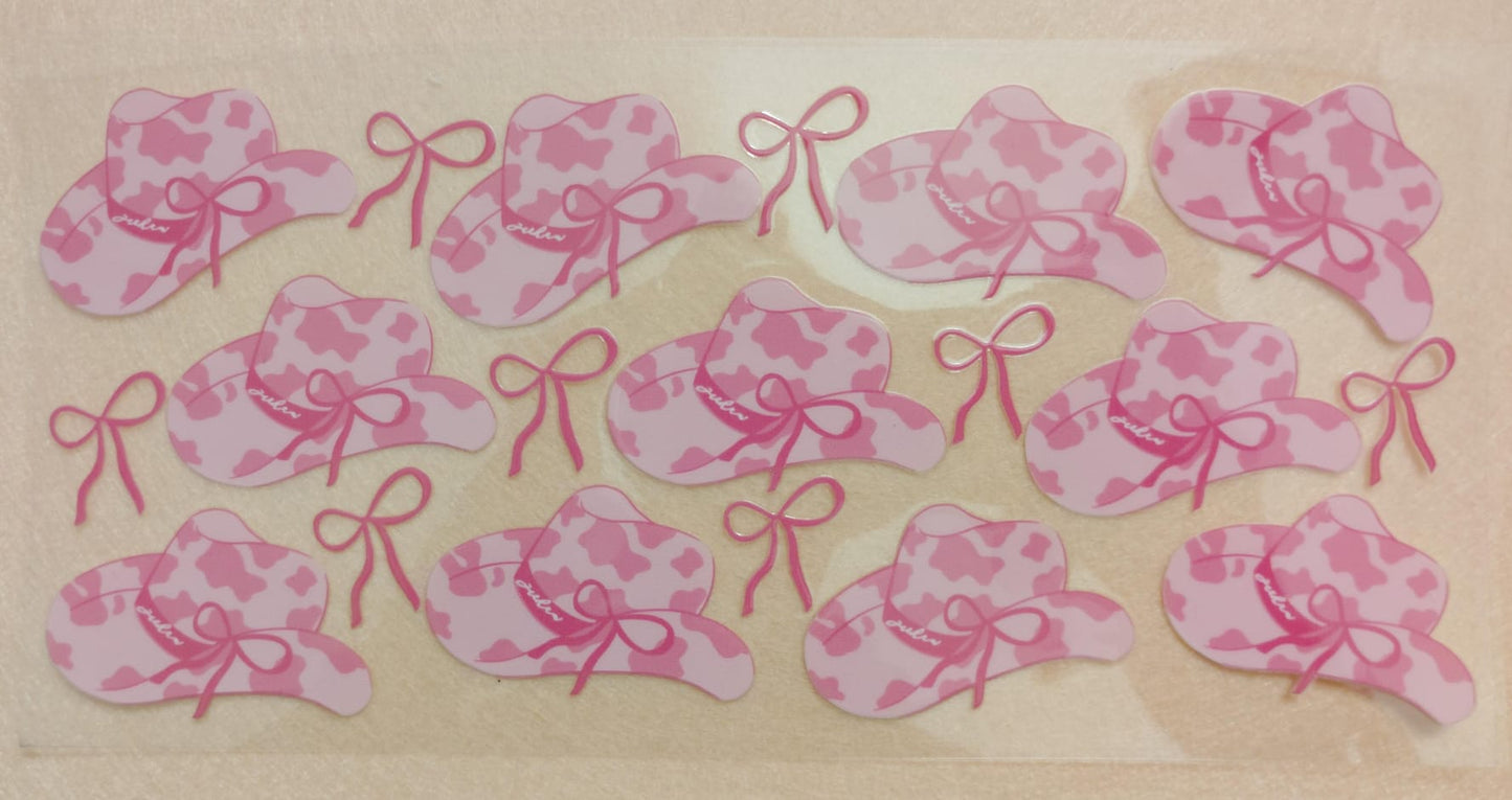 Western Theme 16oz Glass Can Tumbler