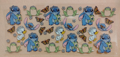 Stitch | Lilo & Stitch | Blue Alien 16oz Glass Cans