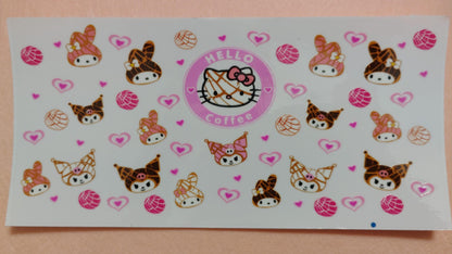 HK | Hello Kitty 16oz Glass Can Tumblers