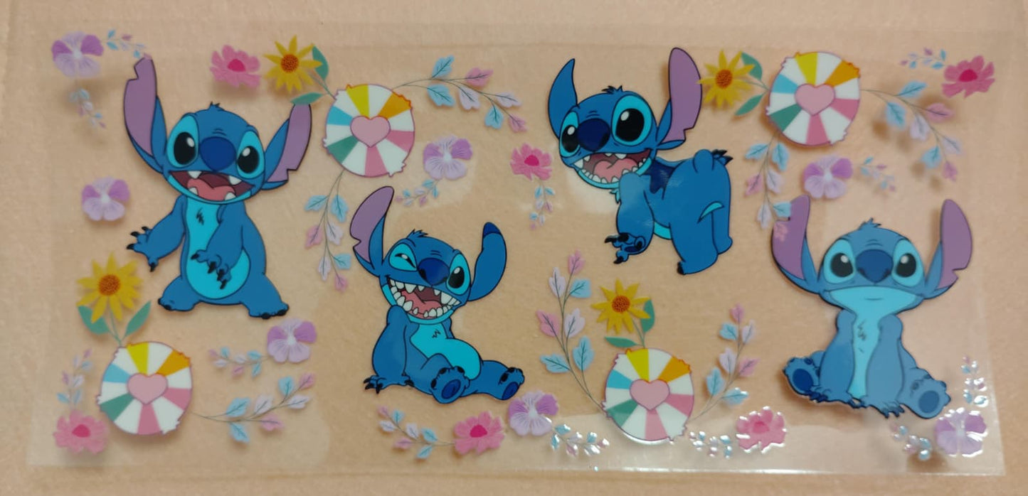 Stitch | Lilo & Stitch | Blue Alien 16oz Glass Cans