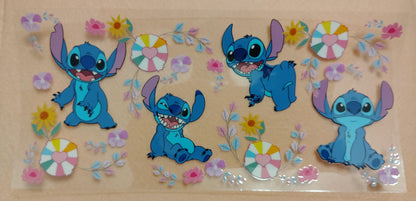 Stitch | Lilo & Stitch | Blue Alien 16oz Glass Cans