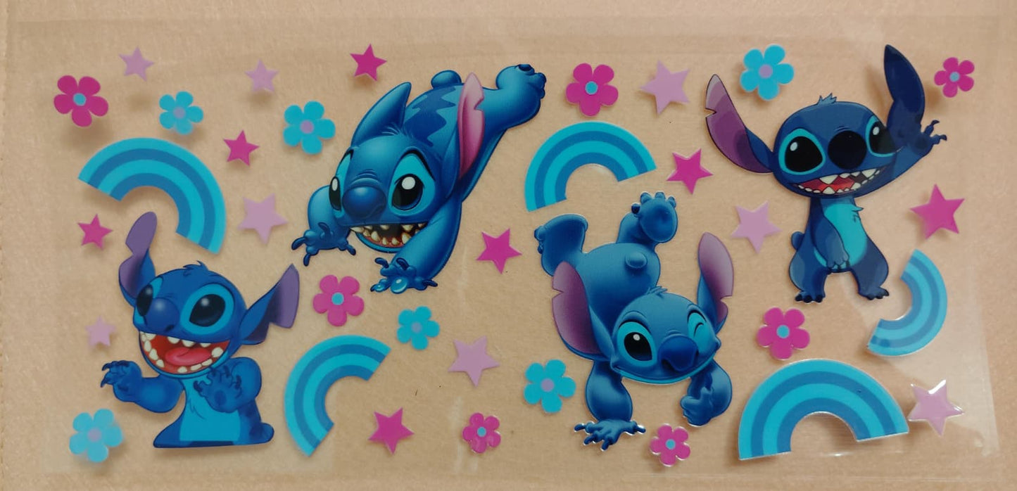 Stitch | Lilo & Stitch | Blue Alien 16oz Glass Cans