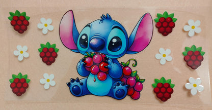 Stitch | Lilo & Stitch | Blue Alien 16oz Glass Cans