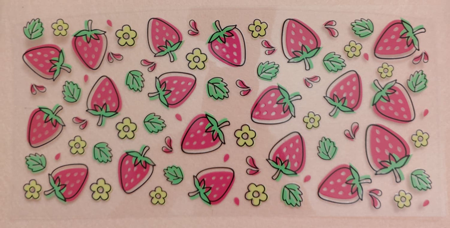 Cherry | Strawberry | Coffee Lover 16oz Glass Can Tumblers