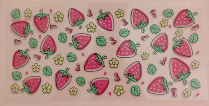 Cherry | Strawberry | Coffee Lover 16oz Glass Can Tumblers