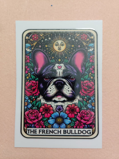 Dog Tarot Card 16oz Glass Cans