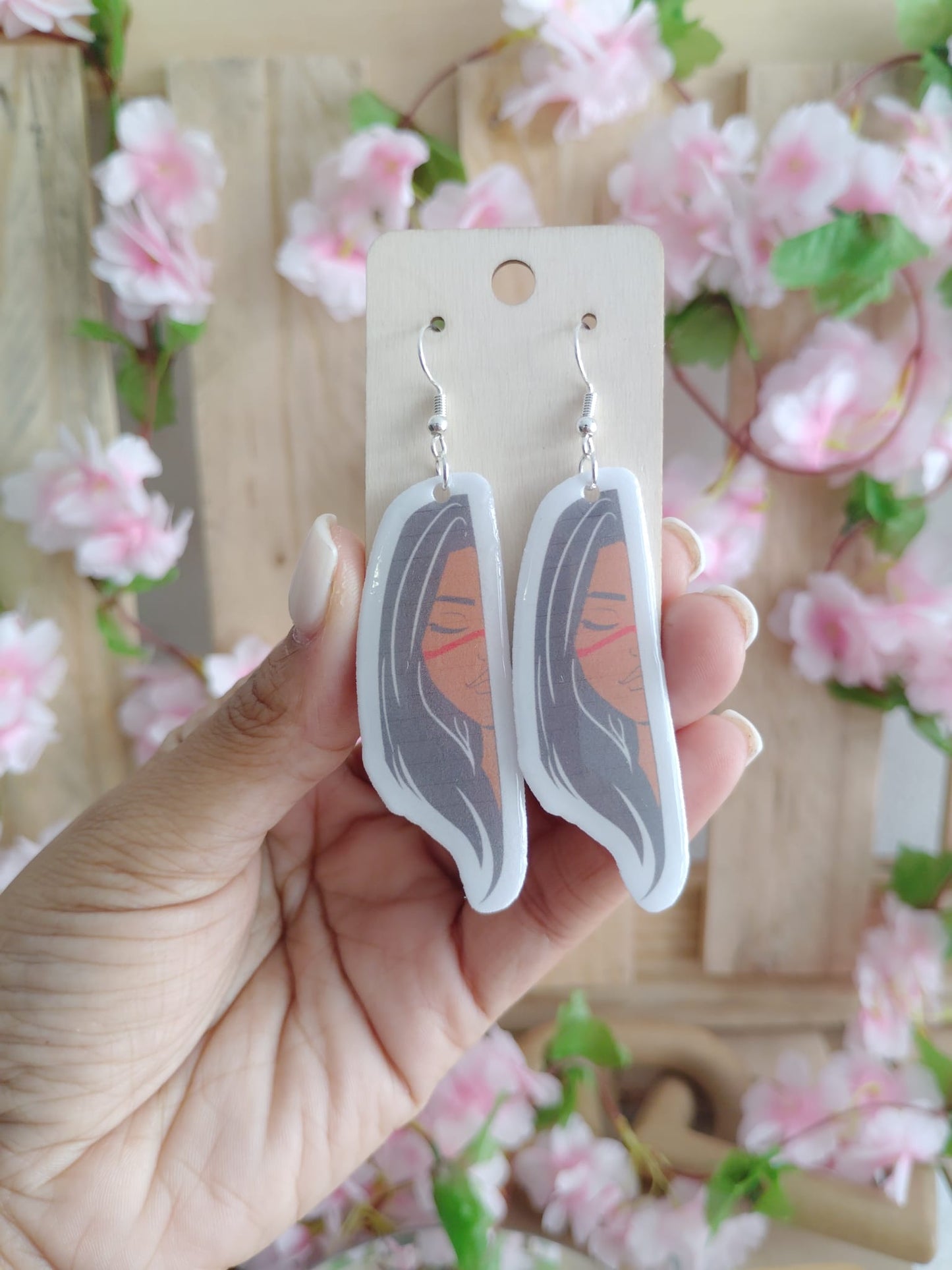 Puerto Rico PE-ERRE Themed Dangle Earrings