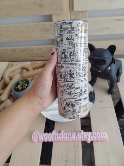 Vintage Cartoon Mouse 20oz Tumbler